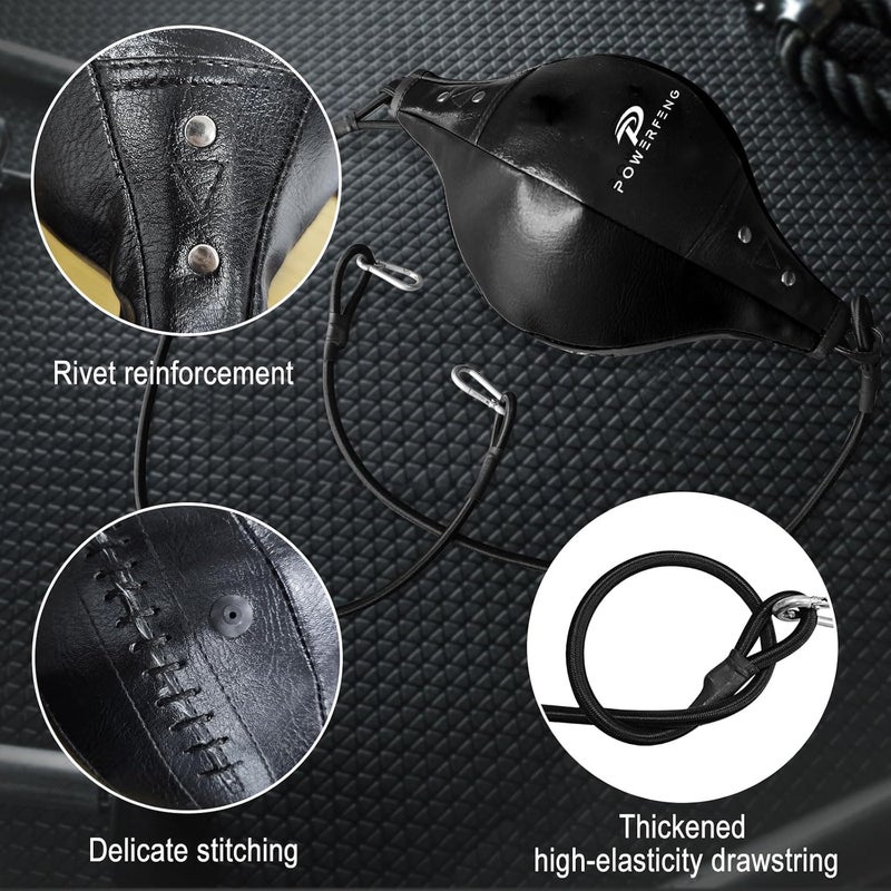 powerfeng Double End Boxing Speed Bag: Speed Bags for Boxing Reaction Agilit & Hand Eye Coordination Training - Boxing Reflex Ball for Home Gym - Image 3